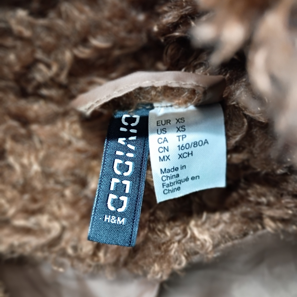 H&M Brown Faux Fur Jacket - Picture 5 of 5